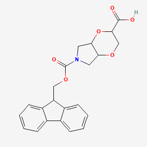 6-{[(9H-fluoren-9-yl)methoxy]carbonyl}-hexahydro-2H-[1,4]dioxino[2,3-c]pyrrole-2-carboxylicacid