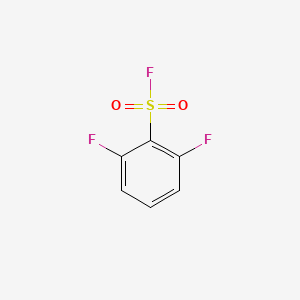 molecular formula C6H3F3O2S B13526586 2,6-Difluorobenzenesulfonyl fluoride CAS No. 447460-43-7