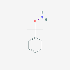 molecular formula C9H13NO B13526622 O-(2-phenylpropan-2-yl)hydroxylamine 