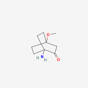 1-Amino-4-methoxybicyclo[2.2.2]octan-2-one