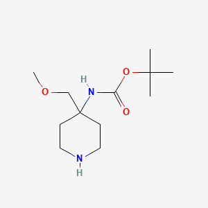 (4-Methoxymethylpiperidin-4-yl)carbamic acid tert-butyl ester