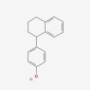 molecular formula C16H16O B1352670 4-(1,2,3,4-四氢萘-1-基)苯酚 CAS No. 3771-17-3