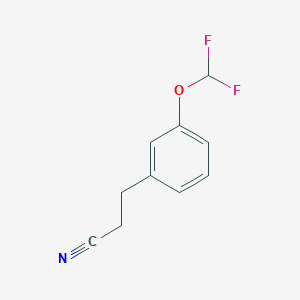 (3-(Difluoromethoxy)phenyl)propanenitrile