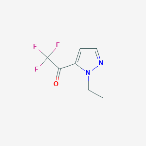 1-(1-ethyl-1H-pyrazol-5-yl)-2,2,2-trifluoroethan-1-one