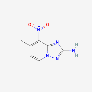 2-Amino-7-methyl-8-nitro-[1,2,4]triazolo[1,5-a]pyridine