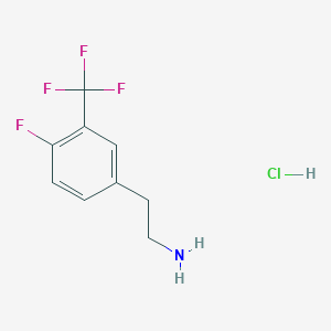 2-(4-Fluoro-3-trifluoromethyl-phenyl)-ethylamine hydrochloride