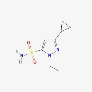 3-Cyclopropyl-1-ethyl-1h-pyrazole-5-sulfonamide