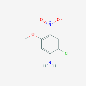 molecular formula C7H7ClN2O3 B13526789 2-Chloro-5-methoxy-4-nitroaniline 