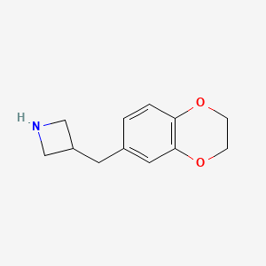 3-((2,3-Dihydrobenzo[b][1,4]dioxin-6-yl)methyl)azetidine