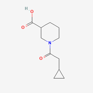 1-(2-Cyclopropylacetyl)piperidine-3-carboxylic acid