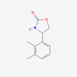 molecular formula C11H13NO2 B13526854 4-(2,3-Dimethylphenyl)oxazolidin-2-one 