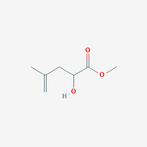 molecular formula C7H12O3 B13526894 Methyl 2-hydroxy-4-methyl-4-pentenoate CAS No. 137840-82-5