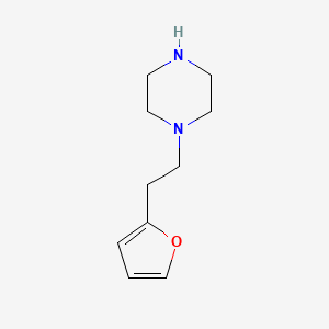 molecular formula C10H16N2O B13526929 1-(2-(Furan-2-yl)ethyl)piperazine 