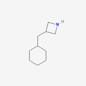 molecular formula C10H19N B13526934 3-(Cyclohexylmethyl)azetidine 