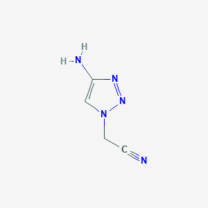 2-(4-amino-1H-1,2,3-triazol-1-yl)acetonitrile