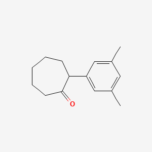 2-(3,5-Dimethylphenyl)cycloheptan-1-one