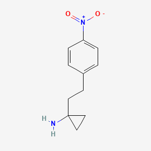 1-(4-Nitrophenethyl)cyclopropan-1-amine