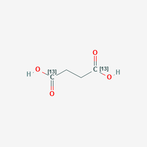 molecular formula C4H6O4 B135270 琥珀酸-1,4-13C2 CAS No. 79864-95-2