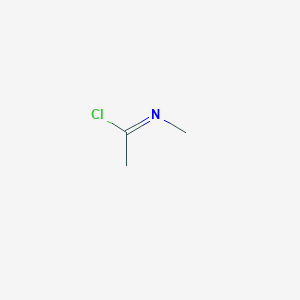 molecular formula C3H6ClN B13527020 N-methylethanecarbonimidoyl chloride CAS No. 996-25-8