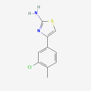 4-(3-Chloro-4-methylphenyl)-1,3-thiazol-2-amine