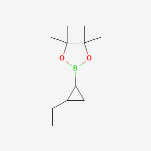 2-(2-Ethylcyclopropyl)-4,4,5,5-tetramethyl-1,3,2-dioxaborolane