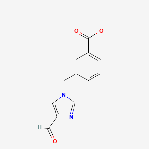 methyl 3-[(4-formyl-1H-imidazol-1-yl)methyl]benzoate