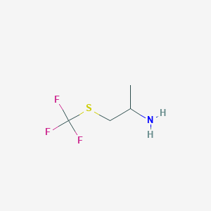 1-((Trifluoromethyl)thio)propan-2-amine