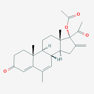 molecular formula C25H32O4 B135271 Acétate de mélengestrol CAS No. 2919-66-6