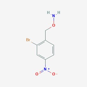 o-[(2-Bromo-4-nitrophenyl)methyl]hydroxylamine