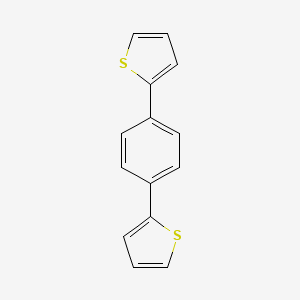 molecular formula C14H10S2 B1352714 2-(4-(Thien-2-yl)phenyl)thiophene CAS No. 23354-94-1