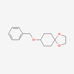 molecular formula C15H20O3 B1352715 8-(苄氧基)-1,4-二氧杂螺[4.5]癸烷 CAS No. 92829-83-9