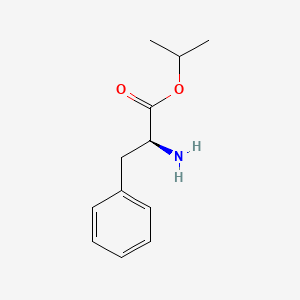 molecular formula C12H17NO2 B13527169 propan-2-yl (2S)-2-amino-3-phenylpropanoate 