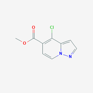 molecular formula C9H7ClN2O2 B13527172 Methyl4-chloropyrazolo[1,5-a]pyridine-5-carboxylate 