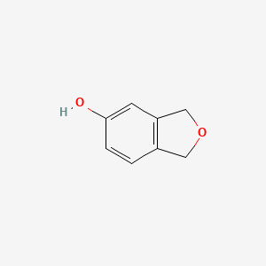 molecular formula C8H8O2 B1352719 1,3-Dihydroisobenzofuran-5-ol CAS No. 68747-25-1