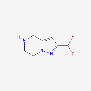 2-(difluoromethyl)-4,5,6,7-tetrahydropyrazolo[1,5-a]pyrazine