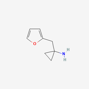 1-(Furan-2-ylmethyl)cyclopropan-1-amine