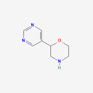 2-(Pyrimidin-5-yl)morpholine