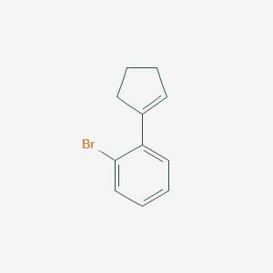 molecular formula C11H11B B1352726 1-(Cyclopenten-1-yl)-2-bromobenzene CAS No. 171512-95-1