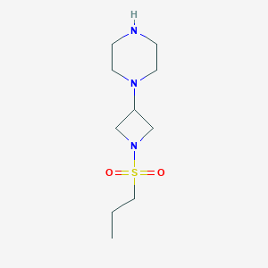 1-(1-(Propylsulfonyl)azetidin-3-yl)piperazine