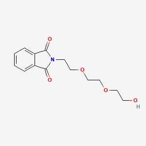 molecular formula C14H17NO5 B1352728 2-{2-[2-(2-Hydroxy-ethoxy)-ethoxy]-ethyl}-isoindole-1,3-dione CAS No. 75001-08-0