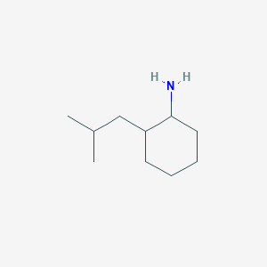 molecular formula C10H21N B13527306 2-Isobutylcyclohexan-1-amine 