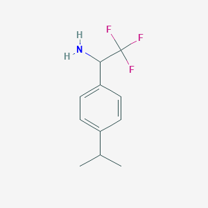 2,2,2-Trifluoro-1-(4-isopropyl-phenyl)-ethylamine