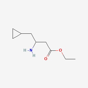 Ethyl 3-amino-4-cyclopropylbutanoate