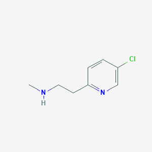 molecular formula C8H11ClN2 B13527326 [2-(5-Chloropyridin-2-yl)ethyl](methyl)amine 