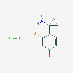 1-(2-Bromo-4-fluorophenyl)cyclopropanamine hydrochloride