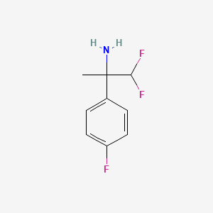 1,1-Difluoro-2-(4-fluorophenyl)propan-2-amine