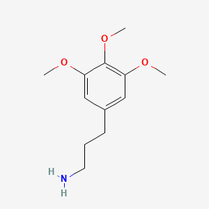 molecular formula C12H19NO3 B13527460 3-(3,4,5-Trimethoxyphenyl)propan-1-amine 