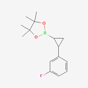 trans-2-(3-Fluorophenyl)cyclopropaneboronic acid pinacol ester