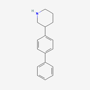 3-(4-Phenylphenyl)piperidine