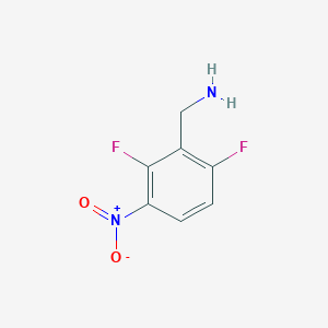 (2,6-Difluoro-3-nitrophenyl)methanamine